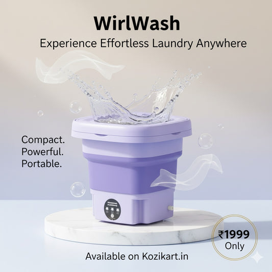 FlexiWash™ Portable Washing Machine for Travel & Home